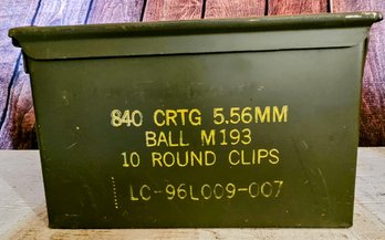 840 CRTG 5.56MM Ball M193 10 Round Clips Ammo Box