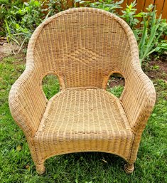 Wicker Chair W/ No Pads