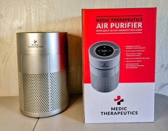 Medic Theraputics Air Purifier W/ Built In UVC  Disinfection Light, IN Org BOX