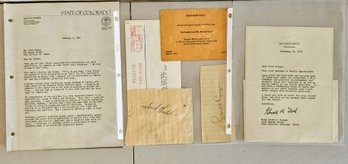 Assortment Of President Signatures INC Gerald Ford And More