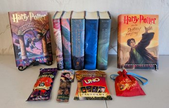 Harry Potter 1-7 Series With UNO Book Mark And More