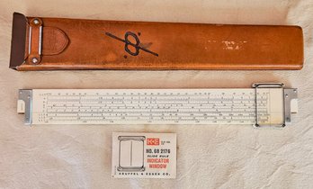 Keuffel & Esser Co.NY Ruler In Case W/Repalcement Window