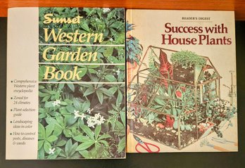 3 Large Plant Books IL Success With House Plants And Western Garden Book