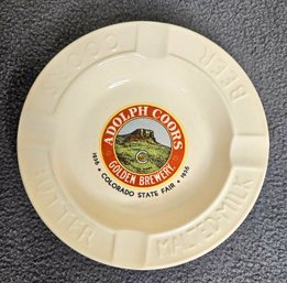 Vintage Rare Adolf Coors Ash Trays