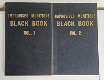 Improvised Munitions Black Book Vol 1. & 2.