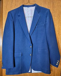 Cool Blue Retro Knack Blazer