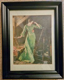 1927 Rockwell Painting Treasures Beauty Fashion Print