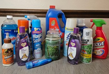 Assortment Of Cleaning Products INC: Oxy Deep Steam , Resolve ,spot Shine And More