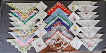 Collection Of Vintage Hankies