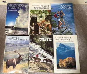 Lot Of Journey Books Incl Yellowstone Country, The Bear Book, Great American Journeys & More