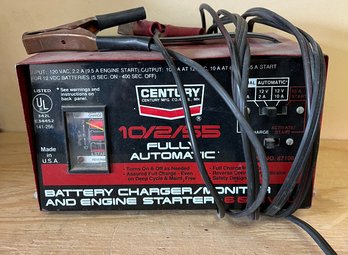 Century Battery Charger With Jumper Cables