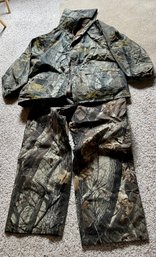 Real Hardwood Camouflage Waterproof  Jacket Sterns (m) & Pants Walls (L)