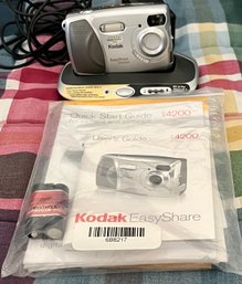 Kodak Easyshare CX4200 Digital Camera With Camera Dock 2, Manual, Rechargeable Batteries & More