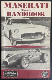 Maserati Owner's Handbook Softcover Book