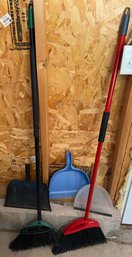 2 Brooms & 3 Dust Pans