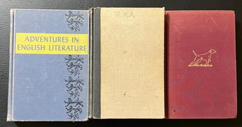 Lot Of 3 Vintage Literature Books