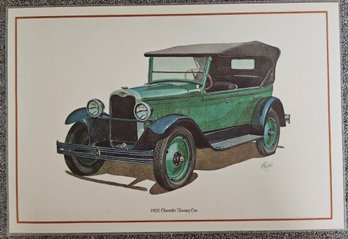 Vintage 1928 Chevrolet Touring Car Laminated Placemat