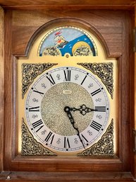 Handcrafted Nautical Themed Grandfather Clock By By C. Wiley