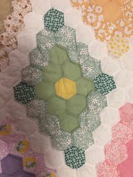 Spring Quilt Vintage Octagon Pattern