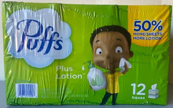 12 Pack Puffs Tissues