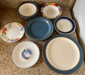 Miscellaneous Plates & Bowls By Mainstays, Corelle & More 13pcs