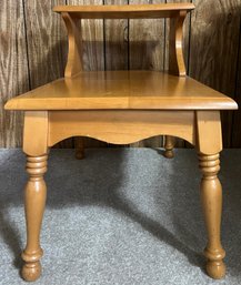 MCM Pine Telephone End Table