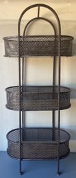 3 Tier Metal & Wood Rack