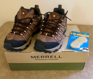 Brown Womens Merrell Size 7 And New Package Of Heel Grips