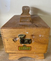 Vintage Griffin Wooden Shoeshine Master