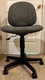 Padded Grey Office Chair (adjustable)
