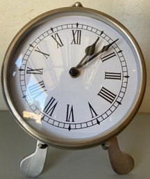 Metal Clock With Stand