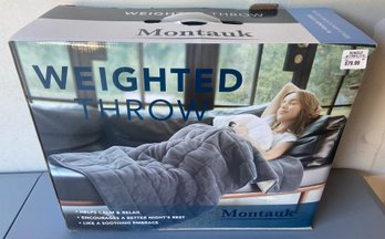 10lbs Weighted Throw Blanket By Montauk