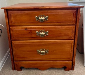 Maco Wood Co Wooden Side Dresser With 3 Drawers