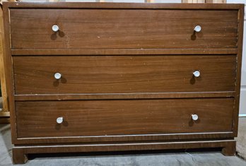 Wooden Chest Of Drawers With 3 Drawers By Genuine Mahogany Inc