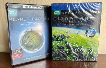 Planet Earth Complete Series BluRay DVD And Planet Earth Series 2 HDR, All Sealed Brand New