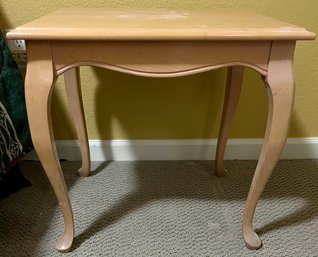 Blond Wood Side Table