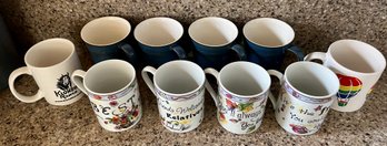 Collection Of 10 Coffee Mugs By Dansk, Porcelain Treasures & More