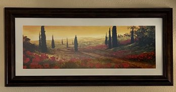 Framed Toscano Large Panel