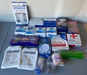 Lot Of Vanity/first Aid Items