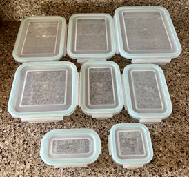 GlassLock Glass Storage Containers With Snap On Lids, Dishwasher & Microwave Safe
