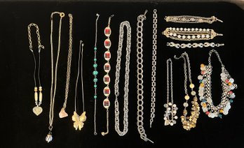 An Assortment Of Vintage Bracelets And Necklaces