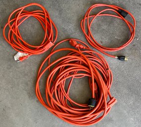 5 Extension Cords Incl 9', 10', 20', 25' & More