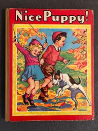 Vintage Nice Puppy! Hardcover Book