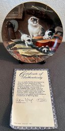 String Quartet 1991 Collectors Plate With Certificate Of Authenticity In Original Box