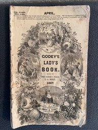 Antique Godey's Lady's Book Volume 74