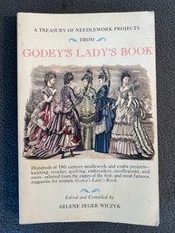 Vintage Treasury Of Needlework Projects From Godey's Lady's Softcover Book