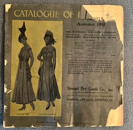 Antique Catalogue Of Fashion Autumn 1915 Book By Stewart Dry Goods Co Inc