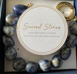 Sacred Stones Sodalite Nugget Bracelet