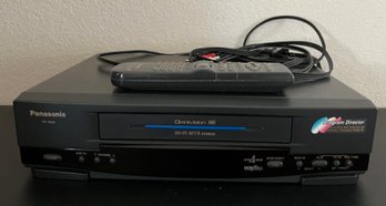 Panasonic VCR Player With Cords & Remote (tested)