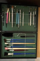 Artist Paint Brushes In Case